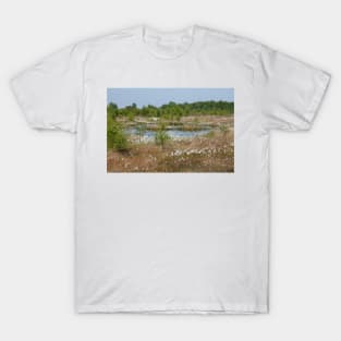 Neustädter Moor, floating grass, Lower Saxony, Germany T-Shirt